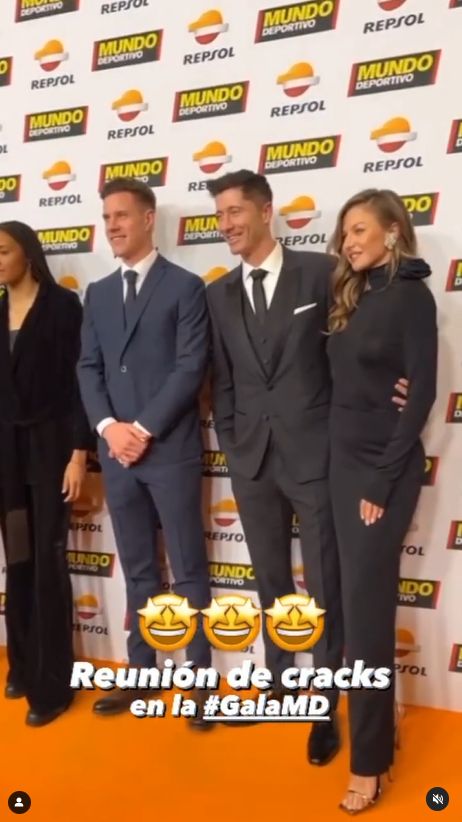 Anna Lewandowska na gali hiszpańskiego dziennika