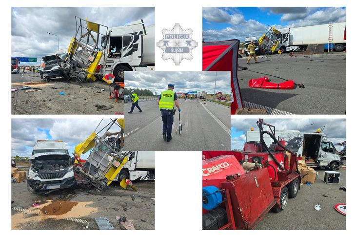 Tragiczny wypadek na A1. Cztery osoby nie żyją, cztery są w stanie ciężkim!