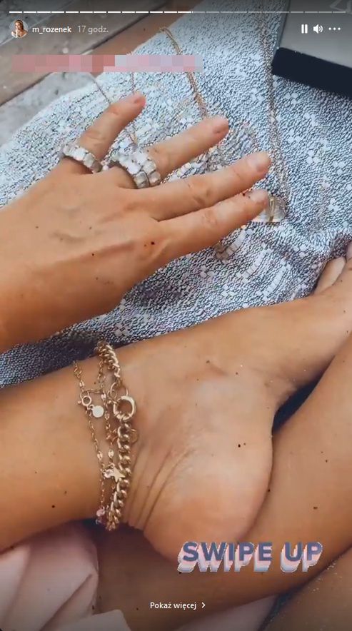 Małgorzata Rozenek reklamuje kamienie w Tulum