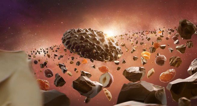 Jeżyki w świecie kosmicznych, czekoladowych doznań (wideo)