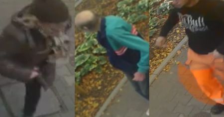 Sceny tuż po ataku na Maurycego. Wszystko zarejestrowała kamera
