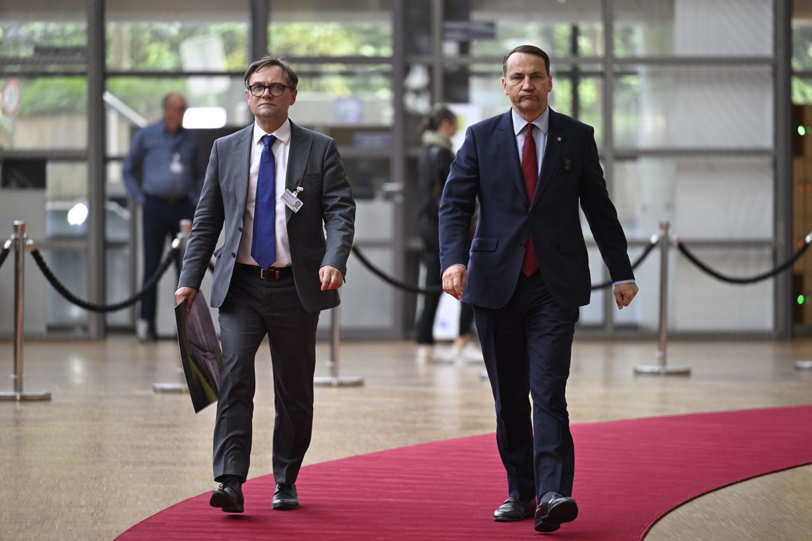 Paweł Wroński i Radosław Sikorski