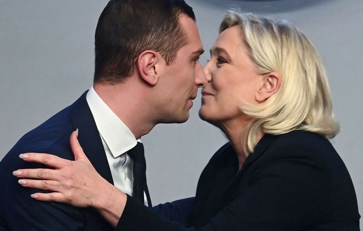 Marine Le Pen gratuluje Jordanowi Bardelli wyboru na szefa Zjednoczenia Narodowego