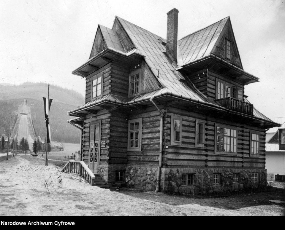 Willa "Pod Skocznią" przed laty