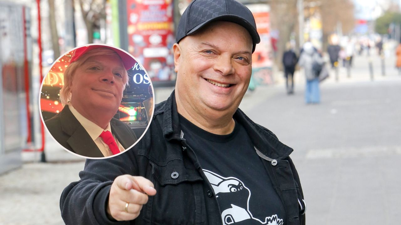 Krzysztof Skiba wcielił się w... Donalda Trumpa. TAK przyszedł na galę rozdania nagród