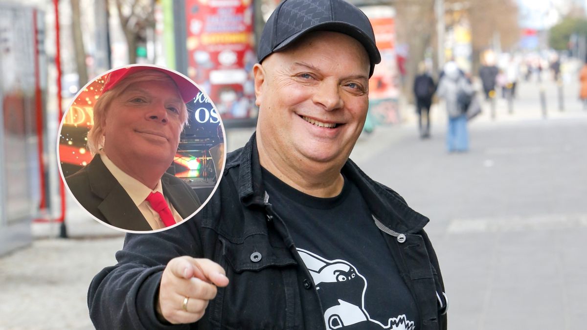 Krzysztof Skiba wcielił się w Donalda Trumpa