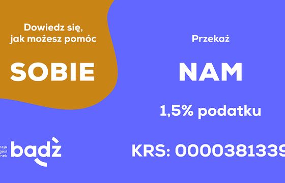 Jakub Żulczyk w kampanii Fundacja Bądź Małgorzaty Braunek