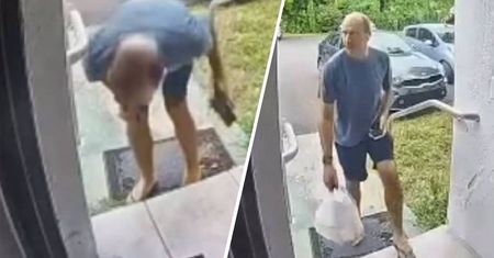 Kurier z Florydy pluł na zamówienie. Nagranie trafiło do sieci