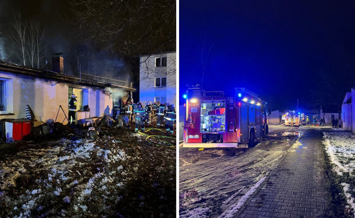Tragiczny pożar w Pszczynie. Jedna osoba nie żyje