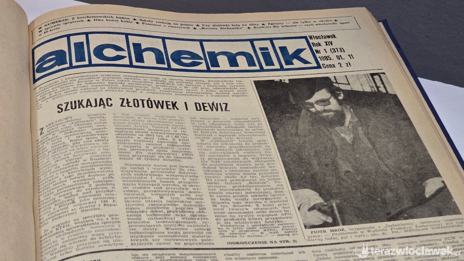 Włocławianie wspominają Azoty. Otwarto wystawę o 60 latach Anwilu