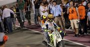 Valentino Rossi "kończy" wyścig na skuterze