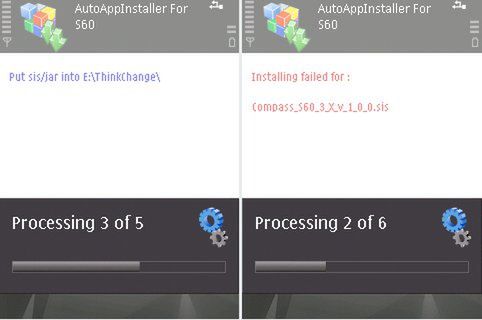 Symbian: Instalacja wielu programów jednocześnie