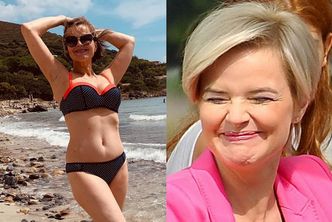 Monika Zamachowska w bikini pozdrawia z wakacji: "Trochę TŁUSTAWA, ale szczęśliwa"