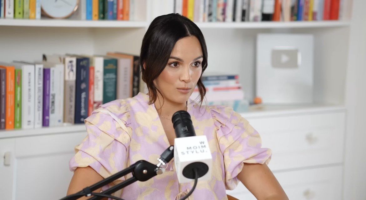 Paulina Krupińska podczas rozmowy