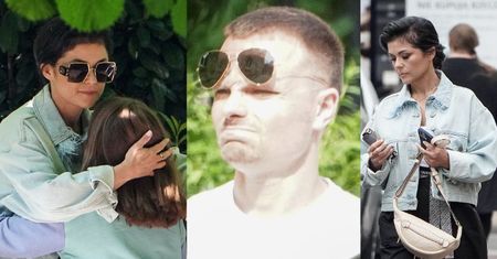 Cichopek i Hakiel BEZ SŁOWA przekazują sobie córkę (ZDJĘCIA)