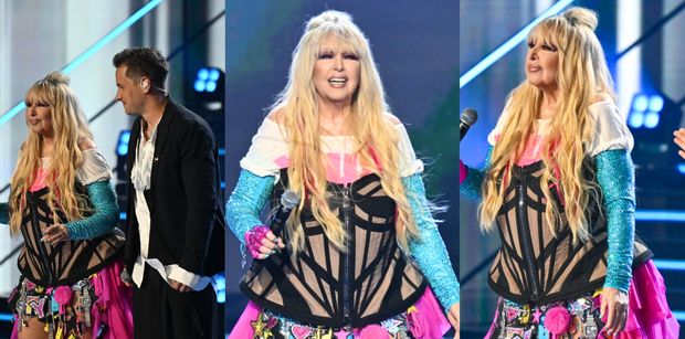 80-letnia Maryla Rodowicz ZACHWYCIŁA w GORSECIE i neonowej stylizacji z butami na MONSTRUALNEJ platformie (ZDJĘCIA)