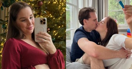 Lil Masti celebruje szósty miesiąc ciąży, eksponując krągłości w świątecznym anturażu: "Dzidzia rośnie. Matka też" (FOTO)