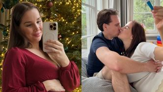 Lil Masti celebruje szósty miesiąc ciąży, eksponując krągłości w świątecznym anturażu: "Dzidzia rośnie. Matka też" (FOTO)