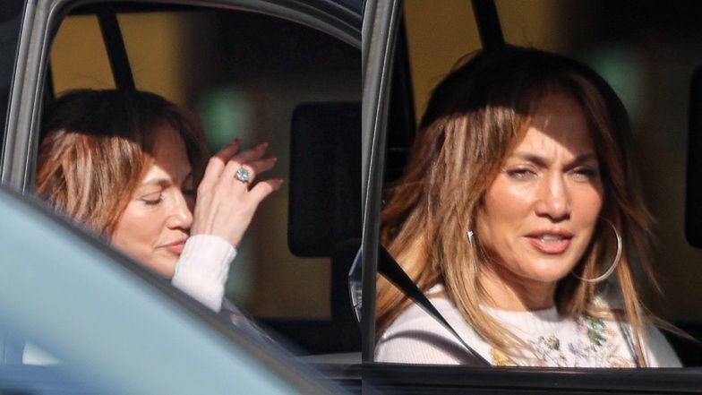 Wolna od makijażu Jennifer Lopez podróżuje samotnie po Los Angeles. Wciąż nie może rozstać się z pierścionkiem od Bena?