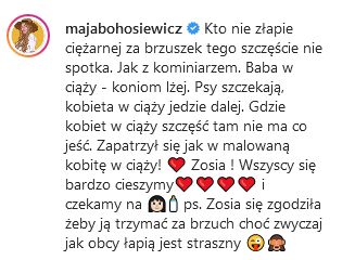 Maja Bohosiewicz zdradziła płeć dziecka Zofii Zborowskiej i Andrzeja Wrony? 