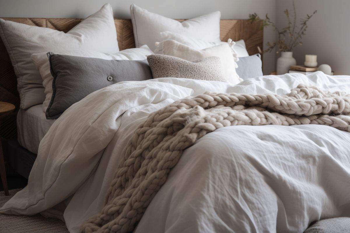 Here's a clever trick to refresh your bedding in fall-winter without airing out
