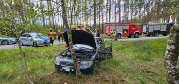 Pomorskie: Pijany kierowca spowodował wypadek. Jedna osoba w szpitalu