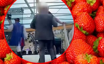 Chciał wejść na scenę. Poseł PiS starł się z ochroną