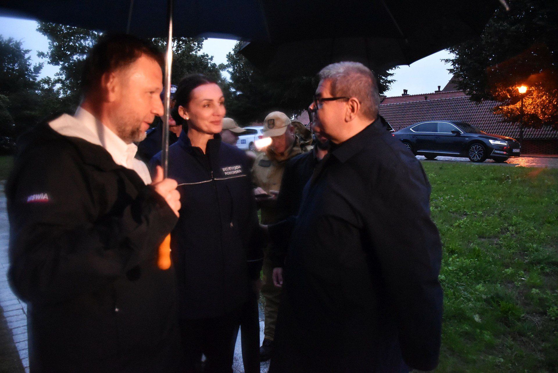 Minister spraw wewnętrznych z krótką wizytą w Malborku