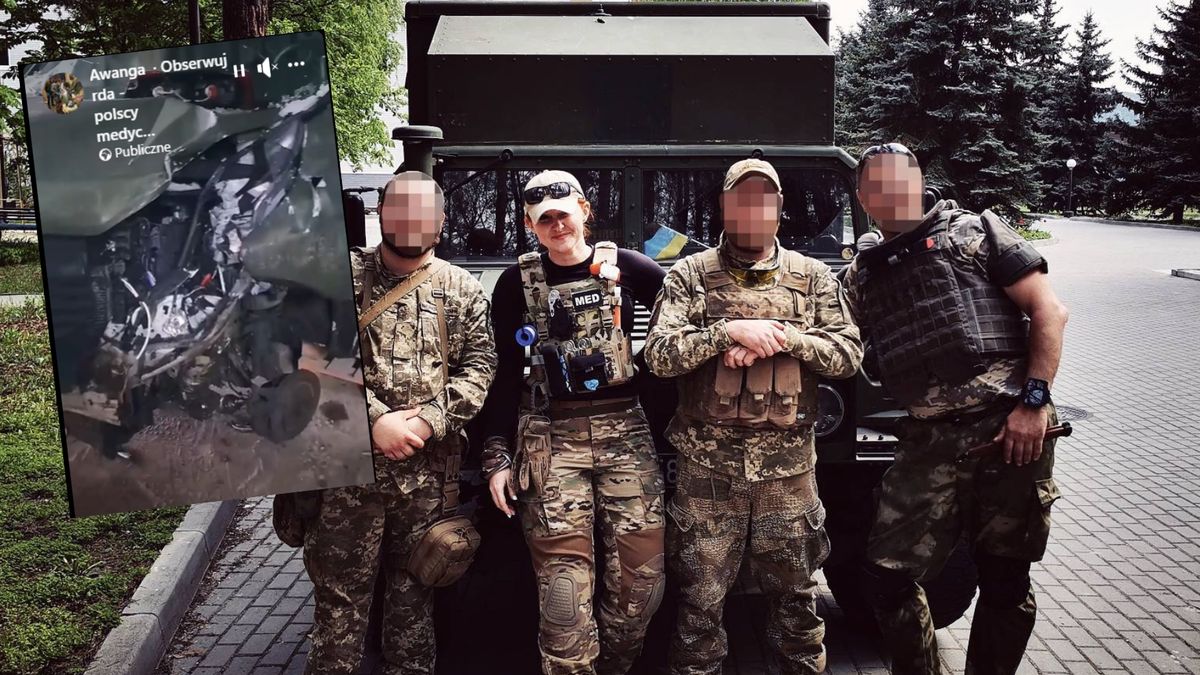 Polscy medycy na ukraińskim froncie mieli poważny wypadek