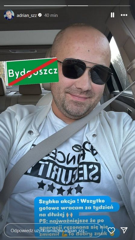 Adrian ze "Ślubu" poinformował, co u niego słychać