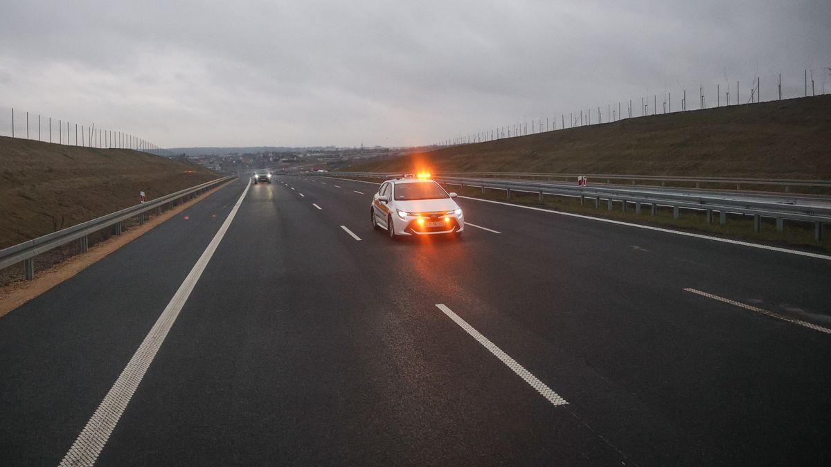 Dziekanowice, 23.12.2024. Oddany do ruchu odcinka trasy S7 Widoma ? Kraków oraz S52 POK, w Dziekanowicach, 23 bm. (amb) PAP/Łukasz Gągulski