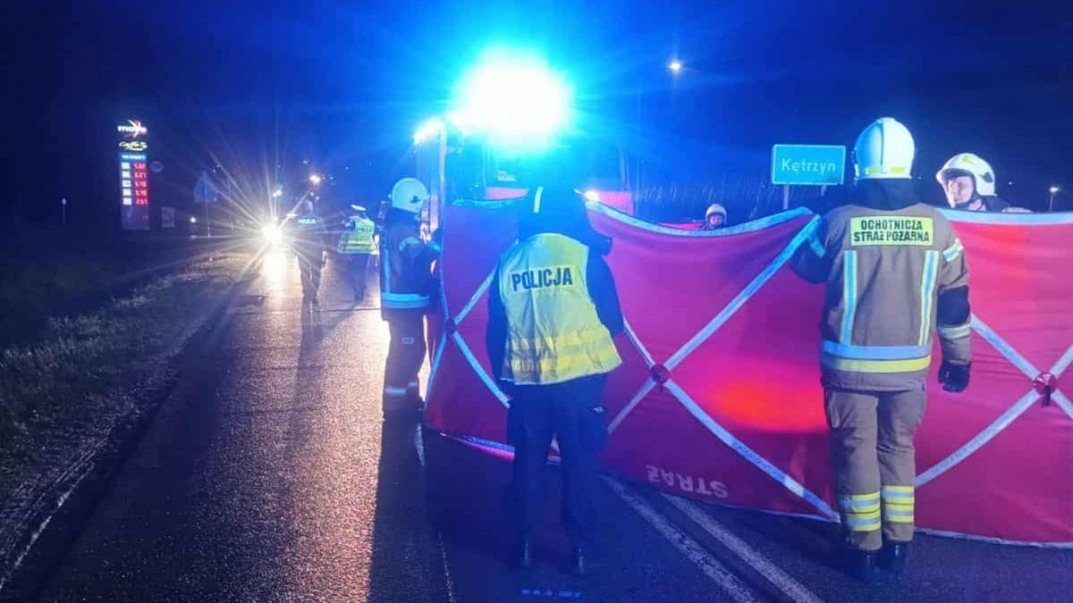 Tragedia pod Kętrzynem.