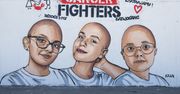 Poznań: Mural Kawu dla Cancer Fighters. Akcja "zapisana" na ścianie