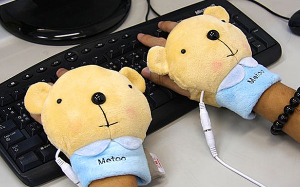 Rękawiczki na USB firmy Metoo