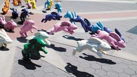 Sony Bravia. Króliczki atakują Nowy Jork 1