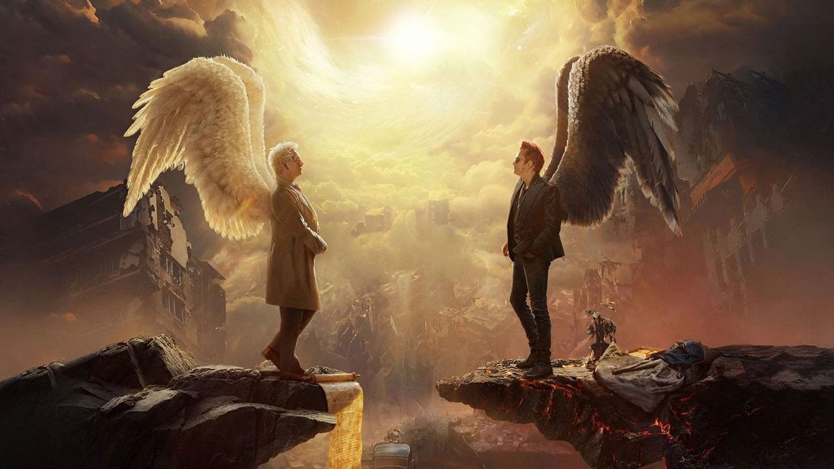 Źrodło fot. Dobry omen, Neil Gaiman, Prime Video, 2019