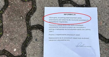 Kurier spojrzał na kartkę i nie dowierzał. "Wyłącznie wykształcenie magisterskie"