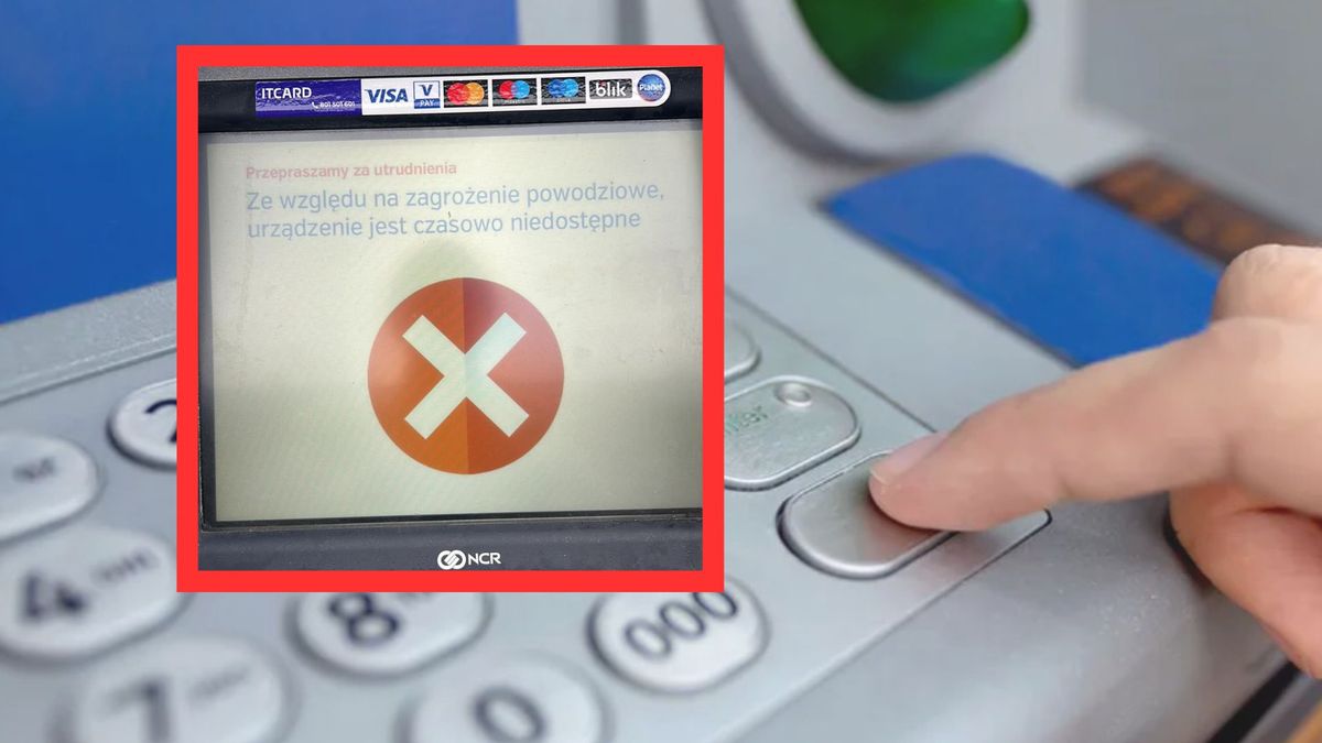 Chciała wypłacić gotówkę w bankomacie. Sieć odpowiada