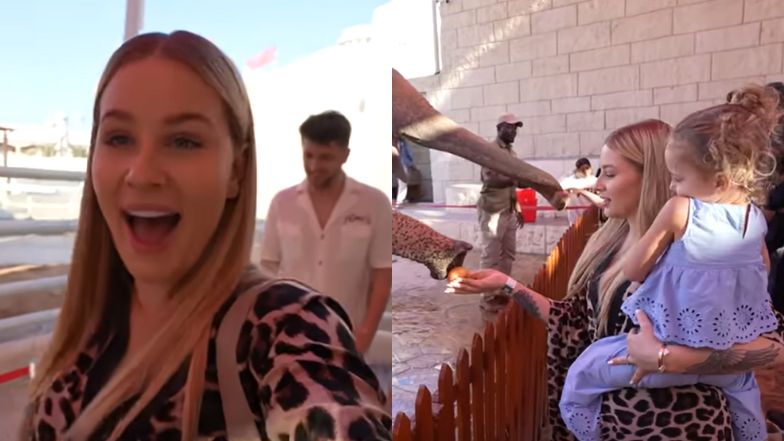 Andziaks oglądała słonie robiące sztuczki. W sieci burza