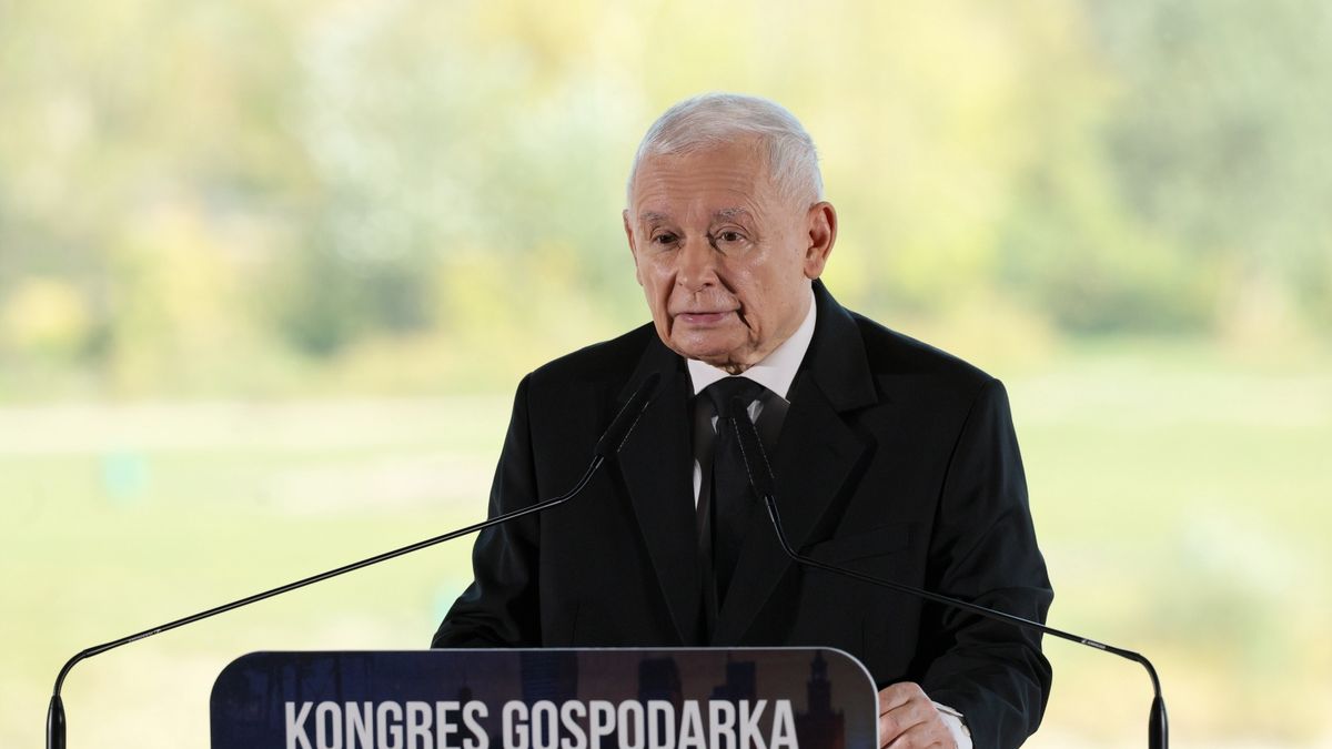 Prezes PiS Jarosław Kaczyński