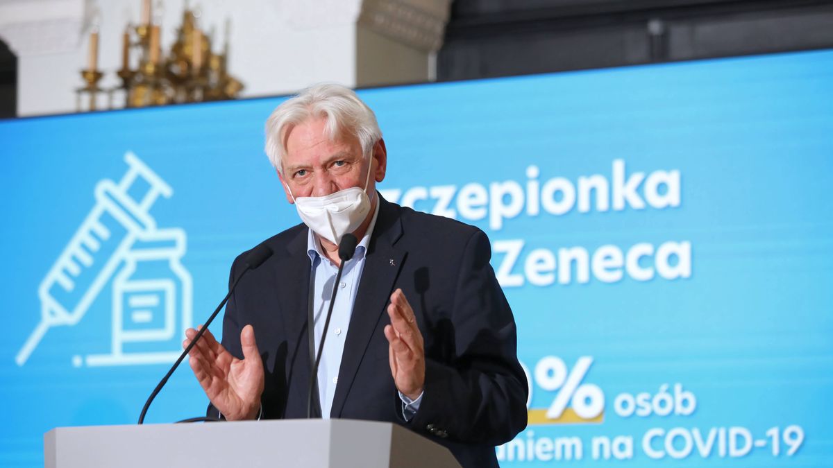 Główny doradca premiera ds. walki z pandemią COVID-19 prof. Andrzej Horban.