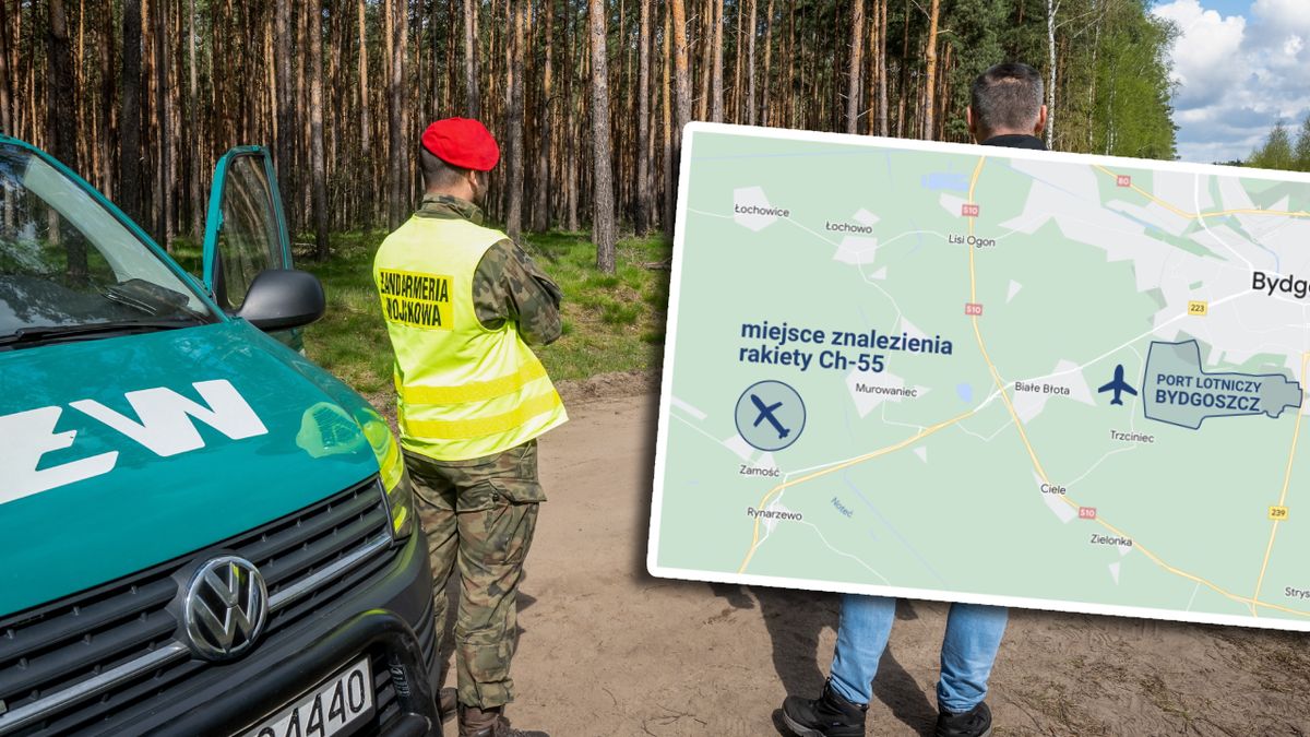 Rosyjska nieuzbrojona rakieta CH-55 spadła w okolicy Bydgoszczy. Znaleziono ją po kilku miesiącach