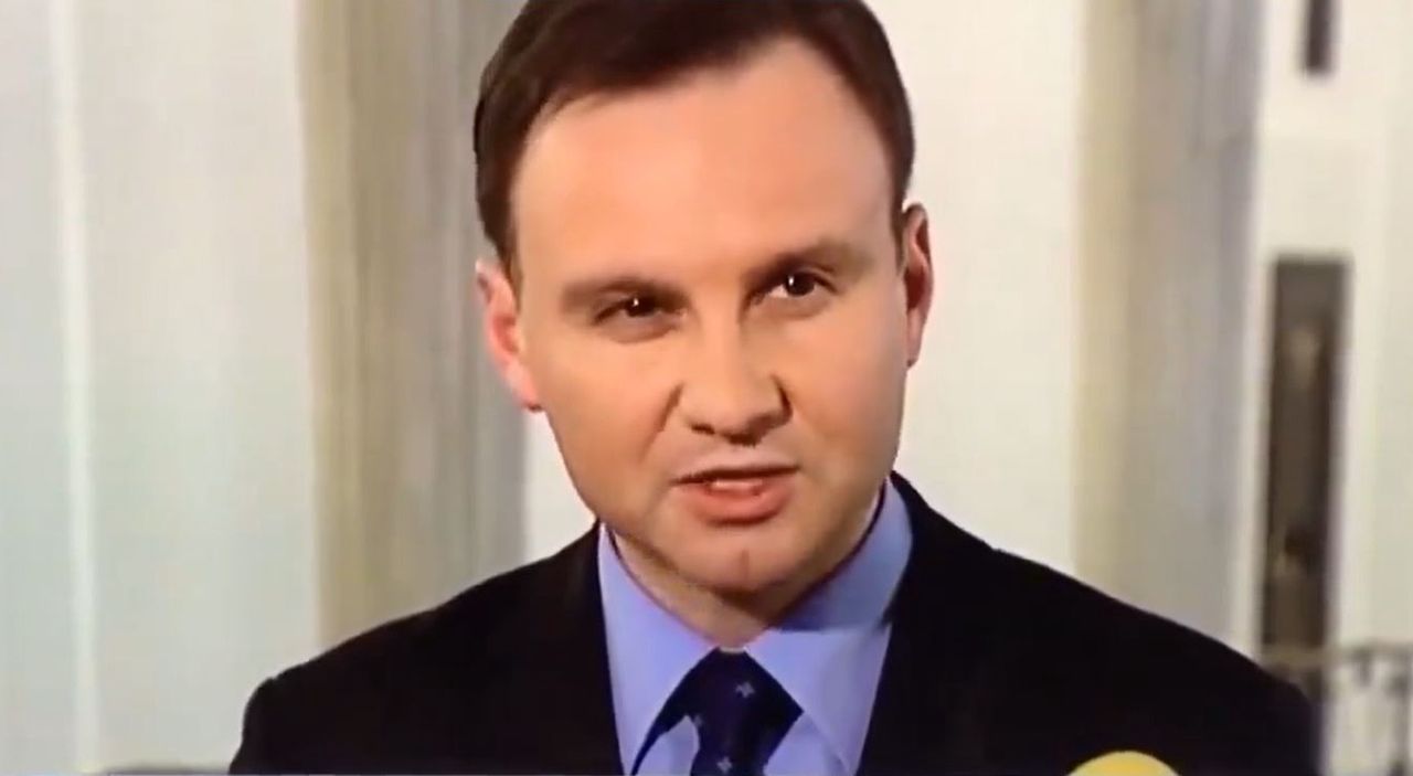 Wypowiedź Dudy sprzed lat. Przypomnieli mu nagranie