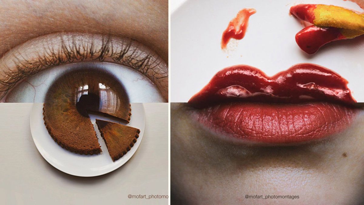 Surrealistyczne kolaże artystki pokazujące połączenia wizualne między niezwiązanymi rzeczami 1