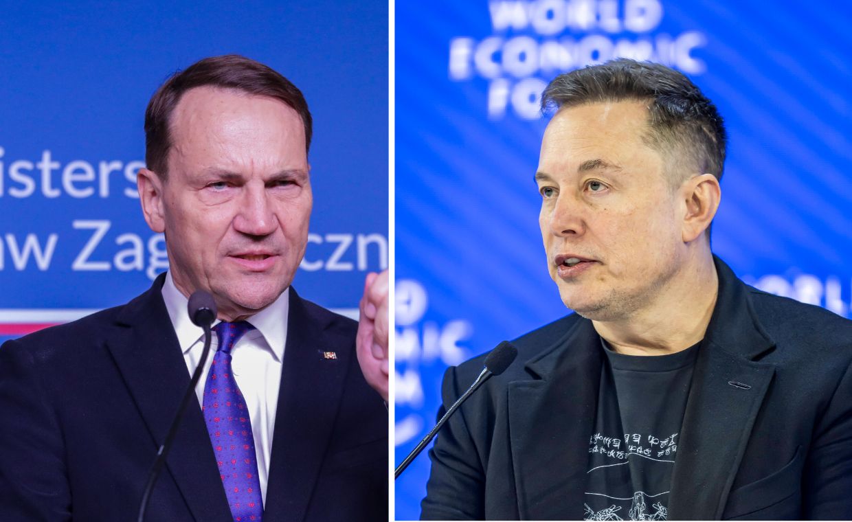 Sikorski dziękuje Muskowi. Chodzi o Starlinki używane w Ukrainie