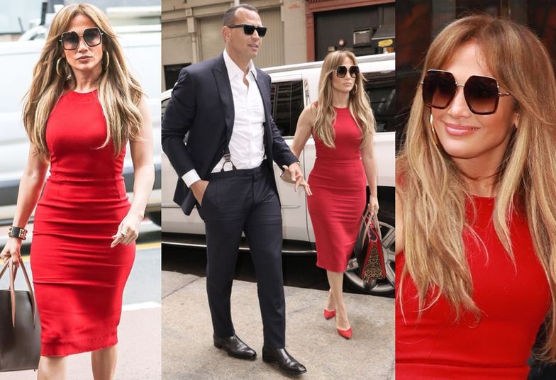 Jennifer Lopez z chłopakiem i dziećmi w Nowym Jorku