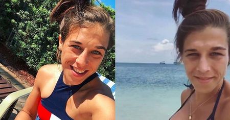 Joanna Jędrzejczyk pręży się na wakacjach. Powiększyła piersi?