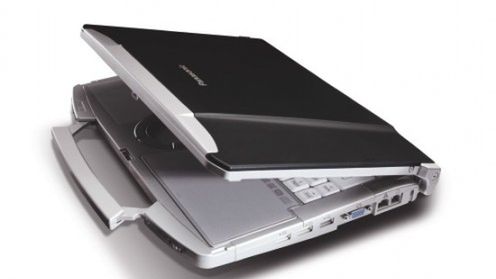 Trzy laptopy Panasonica z serii Toughbook 1
