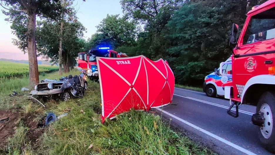 Groźny wypadek pod Namysłowem