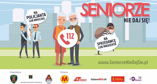 Policja, Straż Miejska i Związek Banków Polskich ze wspólną kampanią informacyjną dla seniorów